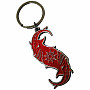 Slipknot brelok 28mm x 56mm, Red Goat S