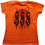 Slipknot koszulka, Winged Devil Girly BP Orange, damskie