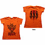 Slipknot koszulka, Winged Devil Girly BP Orange, damskie