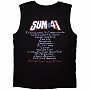 Sum 41 podkoszulek, All Killer No Filler Tracklist BP Black, męskie