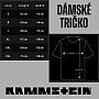 Rammstein koszulka, Logo Glow BP Black, damskie