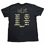 U2 koszulka, Yellow Logo 2018 BP Black, męskie