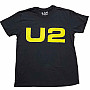 U2 koszulka, Yellow Logo 2018 BP Black, męskie