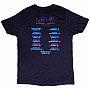 U2 koszulka, Logo E+I 2018 Tour Dates BP Navy Blue, męskie