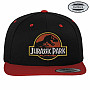 Jurský Park czapka z daszkiem, Snapback Yupoong High Quality Black Red