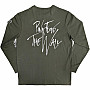 Pink Floyd koszulka długi rękaw, The Wall Hammers Logo BP Green, męskie