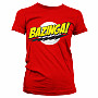 Big Bang Theory koszulka, Bazinga Super Logo Girly Tee, damskie