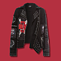 Rammstein kurtka, Metal Patches Zip BP Black, damska