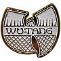 Wu-Tang Clan kovový odznak 51 x 46 mm, White & Gold Logo