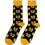 Wu-Tang ponožky, Logo Repeat Yellow Black, unisex - velikost 7 až 11